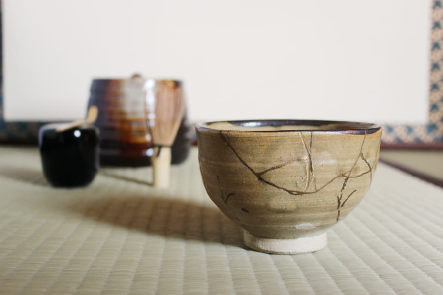 金継ぎのお皿